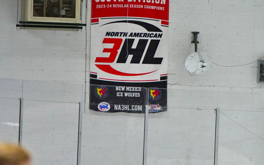 New Mexico Ice Wolves Unveil South Division 2023-2024 Regular Season Champion Banner